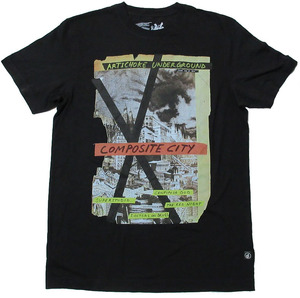 Volcom ボルコム Jonah freeman, Justin lowe コラボ Tシャツ Mサイズ ブラック 黒 商品番号 A5611301