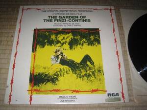 THE GARDEN OF THE FINZI-CONTINIS 米 LP Il giardino dei Finzi-Contini 悲しみの青春 MANUEL DE SICA