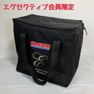 TA■ 美品 COSTOCO コストコ エグゼクティブ会員 保冷バッグ 黒 ブラック クーラーバッグ 大容量 買い物バッグ レア メンバー限定 非売品