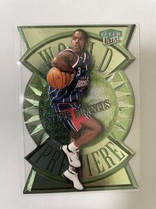 NBAカード　スティーブ・フランシス　STEVE FRANCIS FLEER ULTRA WORLD PREMIERE FLEER’99-‘00【Rookie】【4of10 WP】