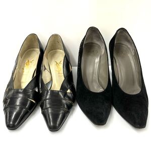 M245 パンプス まとめ YSL イブサンローラン サイズ 35 1/2 Christian Dior PARIS サイズ5 ディオール ヒール ジャンク品 中古 訳あり