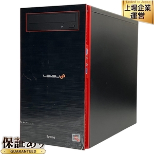 ユニットコム LEVEL∞ ゲーミングデスクトップPC AMD Ryzen 5 3600 16GB SSD 512GB WIN11 GTX 1660Ti 中古 T9601158