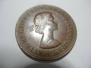 ＠＠１９６７年　イギリス　ＯＮＥ　ＰＥＮＮＹ　硬貨　ワン　ペニー