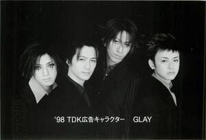 p40238『GLAY』スチル　TDK「ミニディスクXAシリーズ」1998年