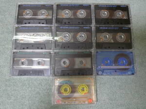 カセットテープ SONY ソニー HF-ES46 6本 HF-S46 1本 HF-S90 1本 Walkman46B 1本 Gokkigen46 1本 ノーマルポジションTYPEⅠ 録音済