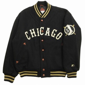 vintage シカゴ ホワイトソックス スタジャン メルトン スターター STARTER CHICAGO WHITE SOX MLB ヴィンテージ ジャケット