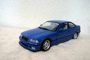 UT BMW 3シリーズ M3 E36 1/18 ミニカー 青 難あり