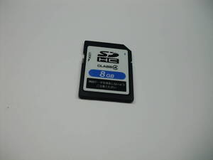  ジャンク扱い　地図データ? 2009年秋版?　8GB　SDHCカード　SDカード　ナビ