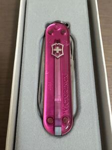 未使用　ビクトリノックス　スケルトン　ピンク　桜　クラシック　　Victorinox classic マルチツール 