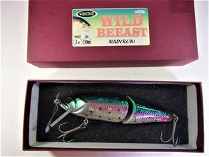 【新品!!】BASTARD WILD BEEAST 2oz　150mm　ワイルドビースト　レインボートラウト　4529604007728