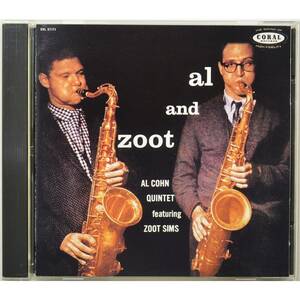 Al And Zoot / Al Cohn Quintet Featuring Zoot Sims◇ アル・アンド・ズート / アル・コーン・クインテッドfeatズート・シムズ ◇国内盤◇