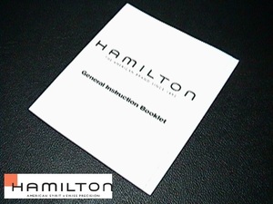 【送料無料】★HAMILTON/ハミルトン純正付属品・取り扱い説明書/3針系モデル用★