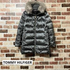 【TOMMY HILFIGER】ハイネックファー付き切替インナーダウンジャケット