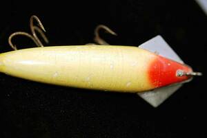 VINTAGE wooden LURE HEDDON DEEP DIVING WIGGLER#1600（ZA71-35）USA MADE #OLDLURE #ARTLURE_VINTAGE ＃ヴィンテージルアー　