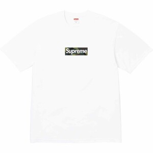 23FW Supreme Box Logo Tee White Medium おまけ付き 新品未使用 国内正規品 カモ 迷彩 ホワイト