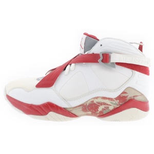 NIKE ナイキ Jordan 8.0 White Red ジョーダン8ハイカットスニーカー US10.5/28.5cm ホワイト/レッド