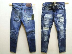 ●即決[M]未使用品 glamb 21SP ReZARD ヒカル リザード 別注 限定 unplugged denim スキニー スリム アンプラグド デニム パンツ■5945