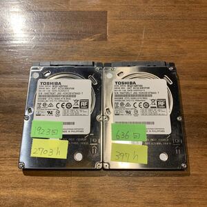 TOSHIBA DISK DRIVE MQ01ABF050 500GB 2枚　58