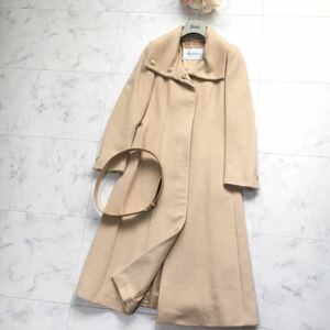 美品　白タグ　Max Mara マックスマーラ キャメル100% コート　送料無料　クリーニング済