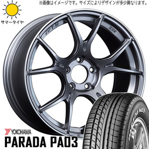 225/50R18 サマータイヤホイールセット フォレスター etc (YOKOHAMA PARADA PA03 & SSR GTX02 5穴 100)