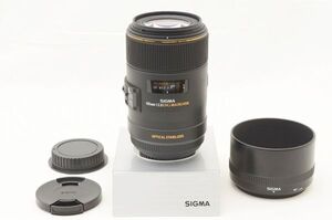 ☆美品☆ SIGMA シグマ 105mm F2.8 EX DG MACRO OS HSM Canon用 ♯24101905