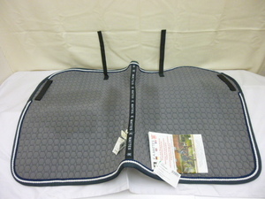 【M42682】未使用保管品 乗馬用品 CAVALLO カバロ E.A.MATTES Square Saddlepad サドルパット Lサイズ ゼッケン 馬具 馬術