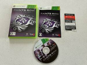 24-XBOX-19　XBOX360　SAINTS ROW THE THIRD セインツ ロウ ザ サード　動作品