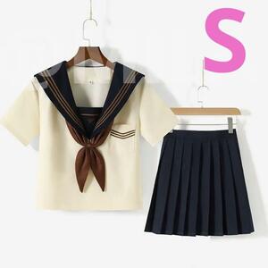 【複数割引中】ハロウィン Sサイズ　新品　半袖　制服　高校　レディース Y/R