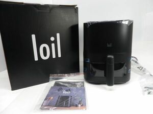 07●a147☆同梱不可　開封未使用　多機能ノンフライヤー　ロイル　LOLRYU-B　ヘルシー調理　ほったらかし　loil　現状渡し▲２●