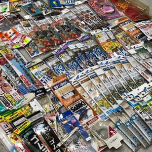 K【 1円～ 釣具 仕掛け大量セット】S01 がまかつ ヤマシタ シーガー ハヤブサ オーナー サビキ チヌ 釣り針 ゴムヨリトリ ウナギ 天秤