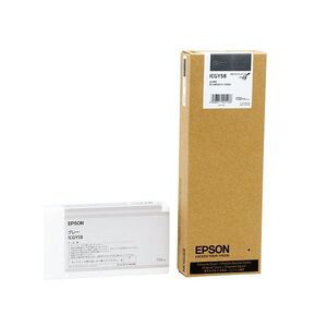 【新品】(まとめ) エプソン EPSON PX-P／K3インクカートリッジ グレー 700ml ICGY58 1個 〔×10セット〕