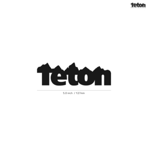 【TETON】ティートン★02★ダイカットステッカー★切抜きステッカー★5.0インチ★12.7cm