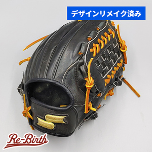 【デザインリメイク済み】 SSK 軟式グローブ / 内野手用 型付け済み (エスエスケイ グラブ)[WE811]