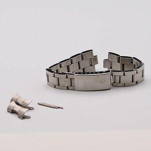 1円 良品 ロレックス 純正ベルト ブレス シルバーカラー 19ｍｍ用 メンズ腕時計用 OSW 4670100 6OKT