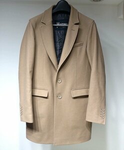 18AW 定価12.6万 美品 HERNO ヘルノ HERNOTECH ウール メルトン チェスターコート CA0045U 中綿 ベージュメンズ 46