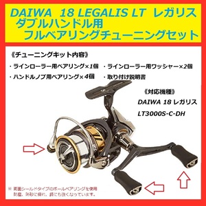 △ 送料込 DAIWA ダイワ リール レガリス LEGALIS ダブルハンドル 用 フルベアリング セット LT3000S-C-DH