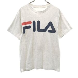 フィラ 90s オールド プリント 半袖 Tシャツ ホワイト FILA メンズ