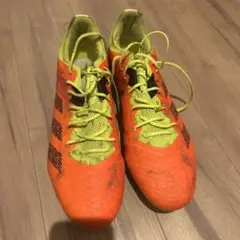 adidas ラグビーシューズ オレンジ/イエロー　30.5 サッカー