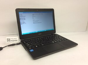 ジャンク/ Acer TravelMate B117-M Intel Celeron N3060 メモリ4.1GB ストレージ無し 【K02490】