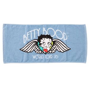 ベティブープ BETTY BOOP キャラクター フェイスタオル プリントロングタオル ウイング