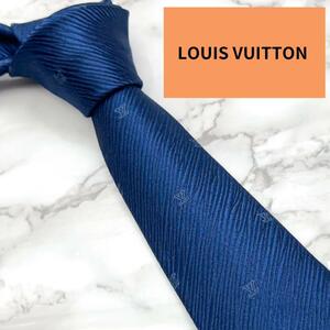 ☆超極美品☆送料無料☆現行タグ LOUIS VUITTON ルイヴィトン LV エピ 7㎝ M79467 高級シルク ネクタイのみ