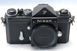 Nikon ニコン高級一眼レフカメラ F（黒）ボディ +（アイレベルファインダー付） （後期型）超希少・作動品