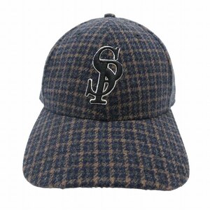 23AW ソフネット × ニューエラ SOPHNET. × NEW ERA BLENDED WOOL 9FORTY CAP ウール × アルパカ ツイード キャップ チェック柄