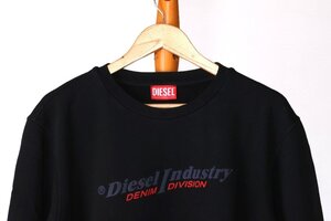 ディーゼル メンズ スエット トレーナー ブラック(ダークグレー) サイズXL DIESEL S-Ginn-Ind FELPA DIESEL A03743 0AJIH 96B BK 新品/2