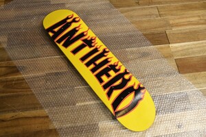 tr241078 スケートボード デッキ 7.5×31.5インチ 19×80cm antihero 黄色 イエロー 板 Skateboard スケボー スポーツ