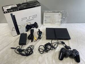 （145）SONY ソニー PS2 PlayStation2 薄型 本体 コントローラー コード SCPH-77000