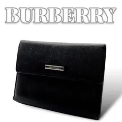 BURBERRY がま口 ブラック レディース 折り財布 6164