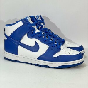 30cm NIKE DUNK HI RETRO DD1399-102 ナイキ ダンク ハイ レトロ ゲームロイヤル メンズ スニーカー 45617 112968