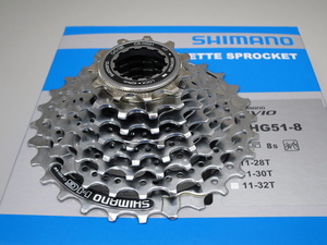 SHIMANO　シマノ　CS-HG51-8　11-28T　8s　スプロケット