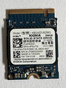 kioxia KBG40ZNS256G　M.2 2230　SSD